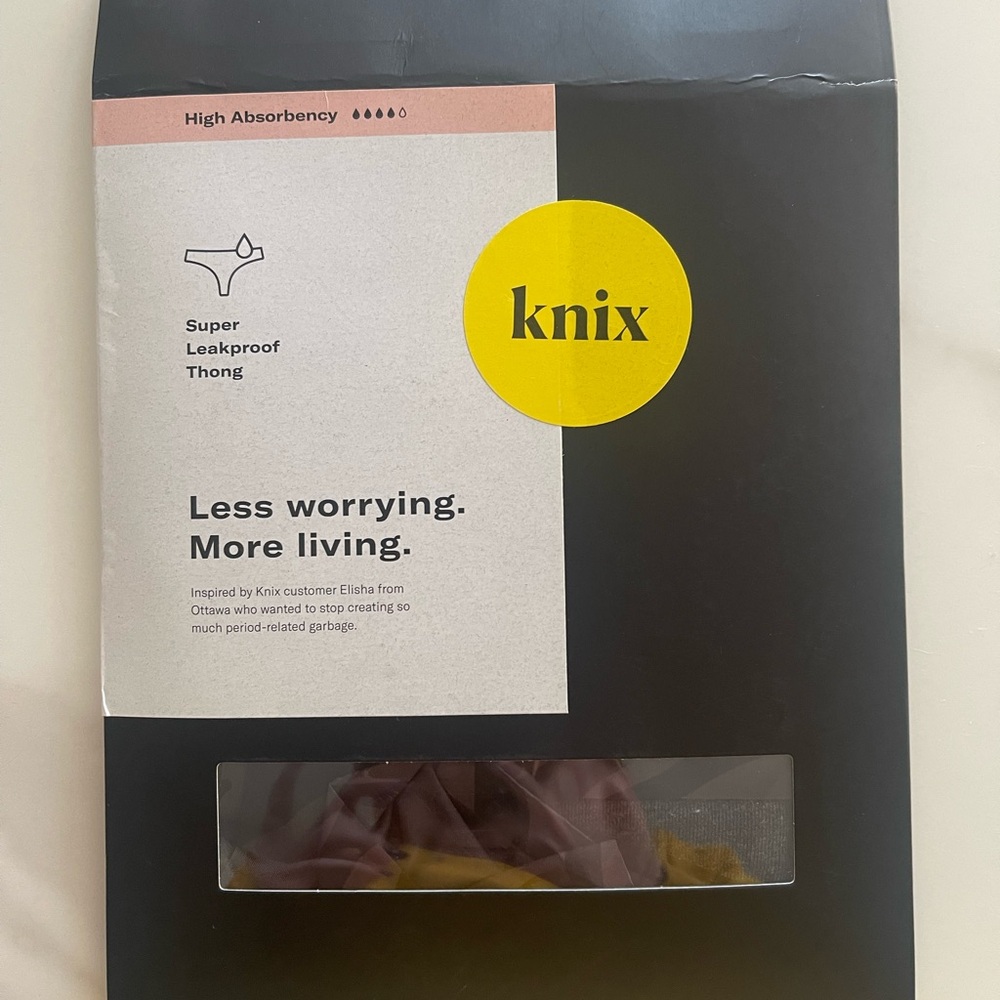 Knix Super Leakproof Thong—NWT